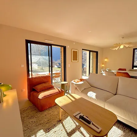 Le Cocon Du Louron - Magnifique Maison 8 Personnes A Ferienhaus Loudenvielle